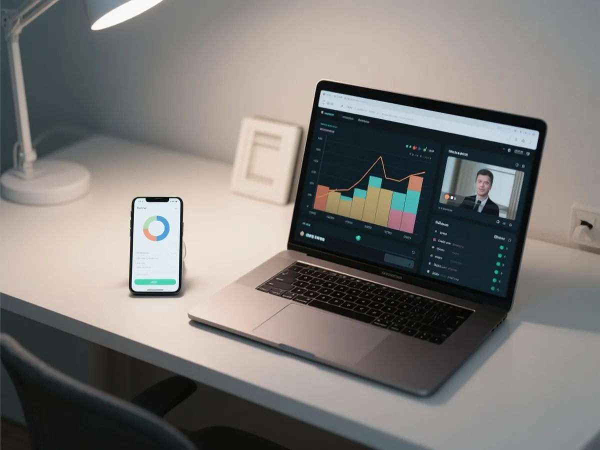 直播与数据页联动的示意配图